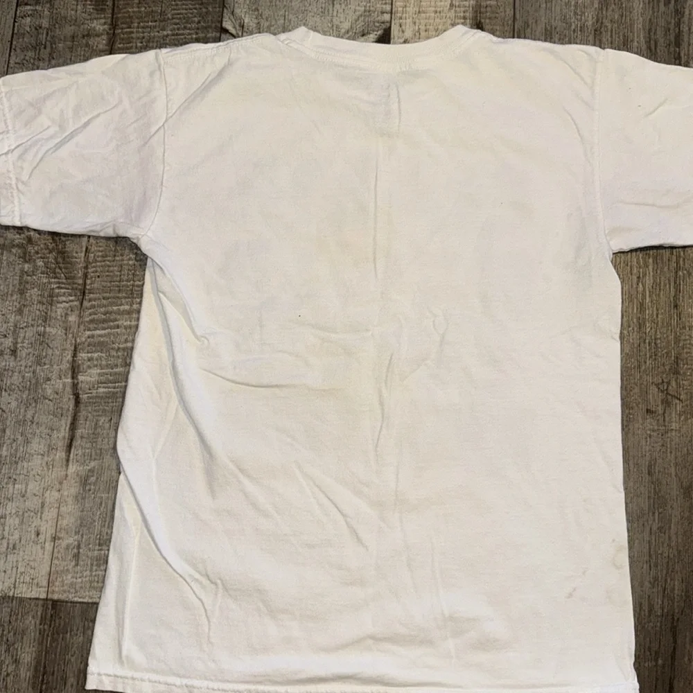 Adidas White Tee -size Small